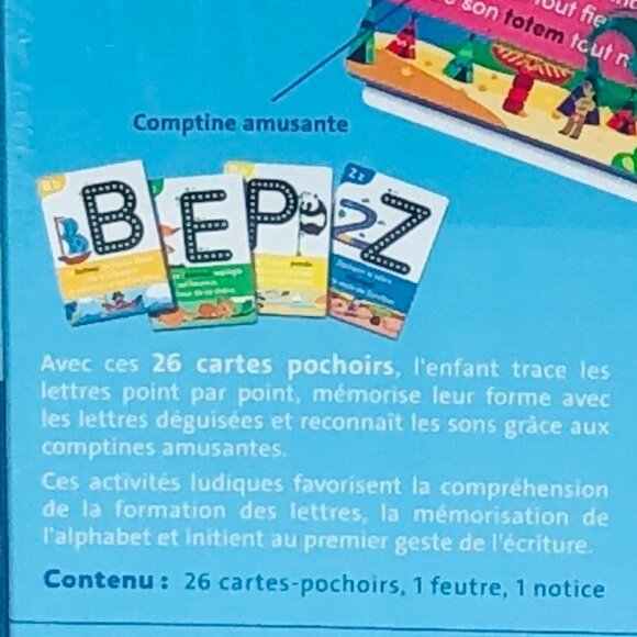 New Sealed Ravensburger Game J’écris l’alphabet ( I Write The 26 Alphabets) FR - Picture 11 of 12